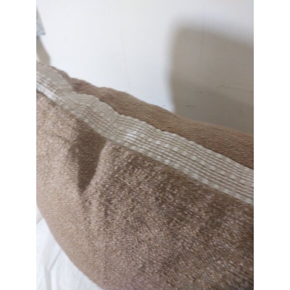 Threshold Studio McGee Oversized Boucle Square Throw Pillow Tan 24 X 24in - Picture 3 of 6